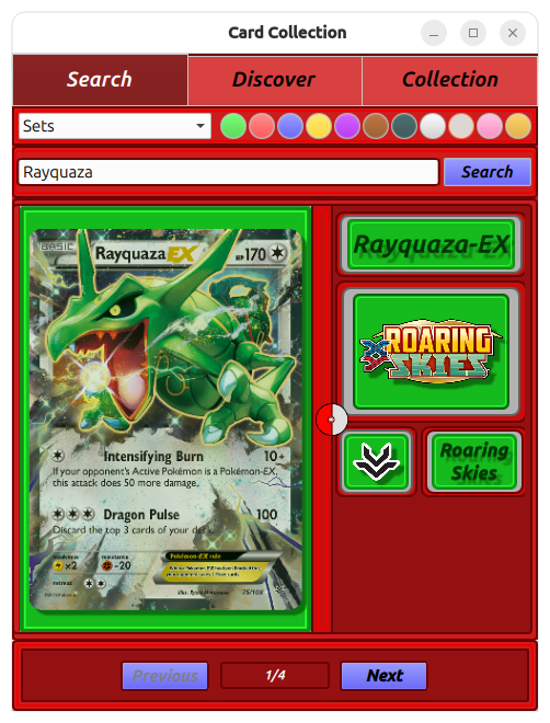 Card Display Feature